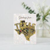 Groeten uit Texas Briefkaart (Staand voorkant)