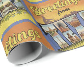 Groeten uit Texas  stijl Cadeaupapier (Rol Hoek)