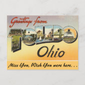 Groeten uit Toledo Briefkaart (Voorkant)