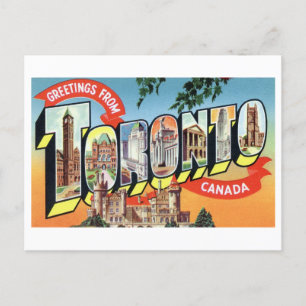  groeten uit Toronto, Canada, Briefkaart
