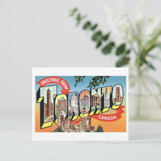  groeten uit Toronto, Canada, Briefkaart (Staand voorkant)