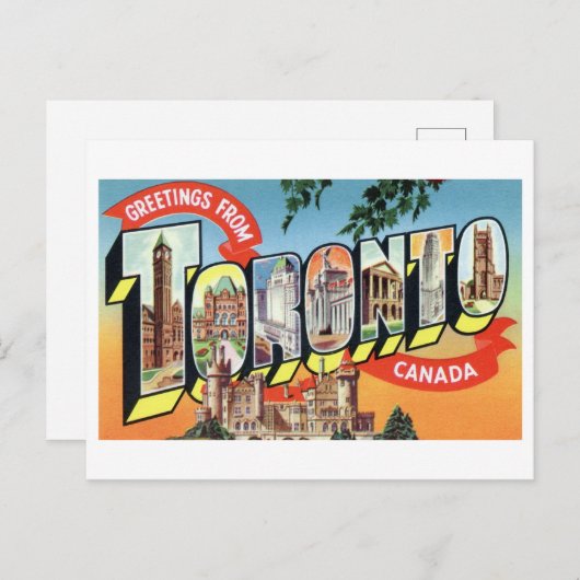  groeten uit Toronto, Canada, Briefkaart (Voorkant / Achterkant)