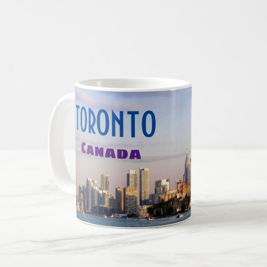Groeten uit Toronto Canada koffiemok kop (Voorkant links)