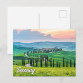 Groeten uit Toscane, Italië Briefkaart (Voorkant / Achterkant)