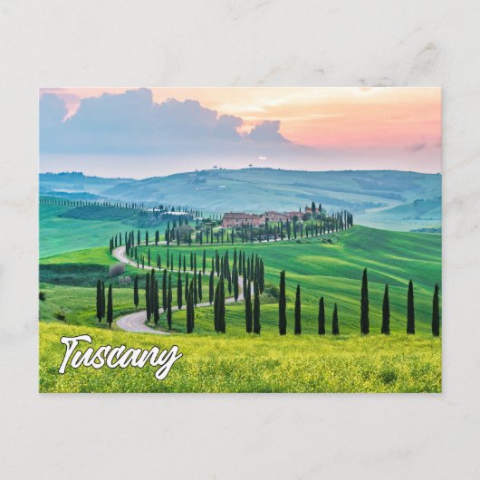 Groeten uit Toscane, Italië Briefkaart (Voorkant)