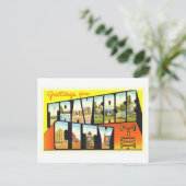  groeten uit Traverse City, Michigan Briefkaart (Staand voorkant)