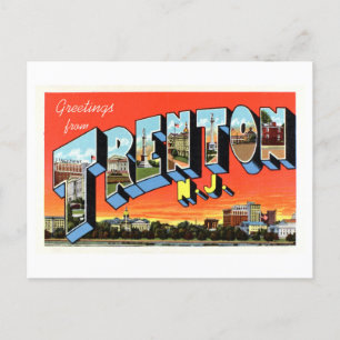  groeten uit Trenton, New Jersey, Briefkaart