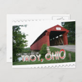Groeten uit Troy, Ohio Briefkaart (Voorkant / Achterkant)