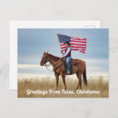 Groeten uit Tulsa, Briefkaart Oklahoma (Voorkant / Achterkant)