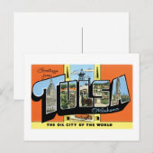 Groeten uit Tulsa, Oklahoma. Briefkaart (Voorkant / Achterkant)