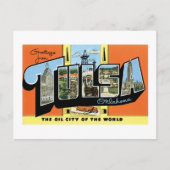Groeten uit Tulsa, Oklahoma. Briefkaart (Voorkant)