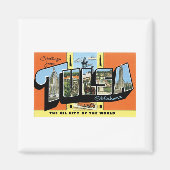 Groeten uit Tulsa, Oklahoma Magneet (Voorkant)