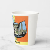 Groeten uit Tulsa, Oklahoma! Papieren Bekers (Achterkant)