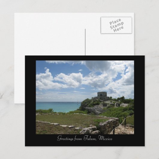 Groeten uit Tulum, Mexico Briefkaart (Voorkant / Achterkant)