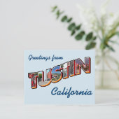 Groeten uit Tustin, Californië Briefkaart (Staand voorkant)