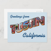 Groeten uit Tustin, Californië Briefkaart (Voorkant / Achterkant)