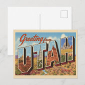  groeten uit Utah Briefkaart (Voorkant / Achterkant)