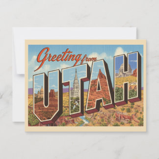  groeten uit Utah Briefkaart