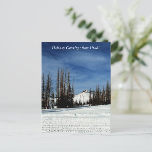 Groeten uit Utah! Feestdagenkaart (Staand voorkant)