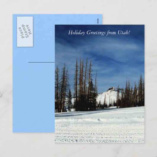 Groeten uit Utah! Feestdagenkaart (Voorkant / Achterkant)