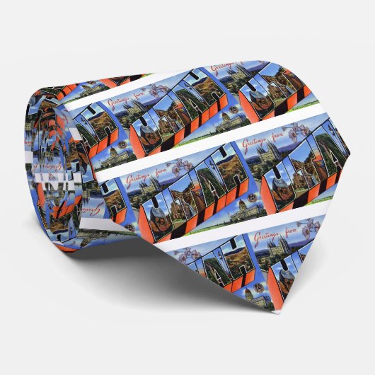 Groeten uit Utah Stropdas (Opgerold)