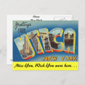 Groeten uit Utica Briefkaart (Voorkant / Achterkant)