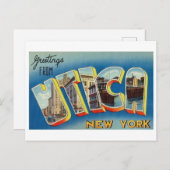  groeten uit Utica, New York Briefkaart (Voorkant / Achterkant)