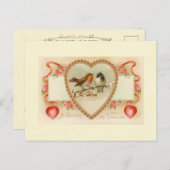 Groeten uit uw Valentijn Feestdagenkaart (Voorkant / Achterkant)