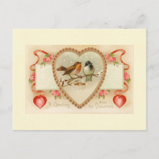 Groeten uit uw Valentijn Feestdagenkaart (Voorkant)