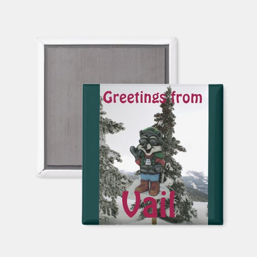 Groeten uit Vail Magneet (Voorkant / Achterkant)