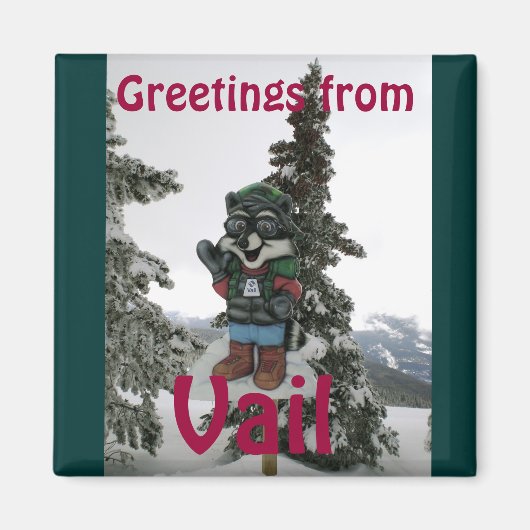 Groeten uit Vail Magneet (Voorkant)