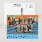 Groeten uit Valley City Briefkaart (Voorkant / Achterkant)