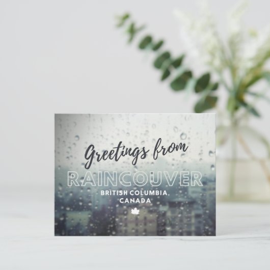 Groeten uit Vancouver Briefkaart (Staand voorkant)