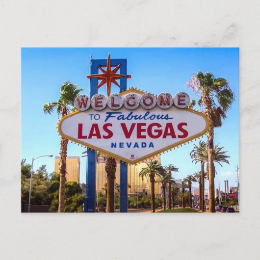 Groeten uit Vegas Briefkaart (Voorkant)