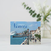 Groeten uit Venetië Italië Cruise Briefkaart (Staand voorkant)