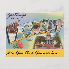 Groeten uit Vermont Briefkaart
