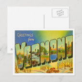 Groeten uit Vermont Briefkaart (Voorkant / Achterkant)