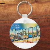 Groeten uit Vermont Sleutelhanger (Voorkant)