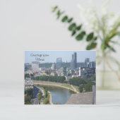 Groeten uit Vilnius Briefkaart (Staand voorkant)