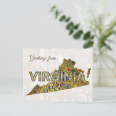Groeten uit Virginia Briefkaart (Staand voorkant)