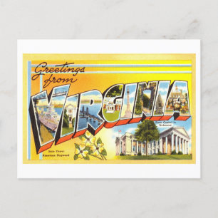 groeten uit Virginia Briefkaart