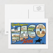 Groeten uit Waco, Texas Briefkaart (Voorkant / Achterkant)