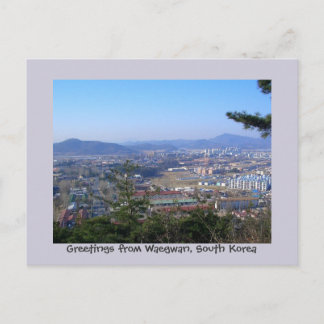 Groeten uit Waegwan, Zuid-Korea Briefkaart