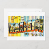 groeten uit Wahpeton, North Dakota, Briefkaart (Voorkant / Achterkant)