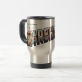 Groeten uit Wareham (Mass.) reismok Reisbeker (Voorkant links)