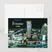 Groeten uit Warschau Polen Briefkaart (Voorkant / Achterkant)