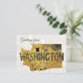 Groeten uit Washington Briefkaart (Staand voorkant)