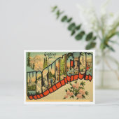 Groeten uit Washington Briefkaart (Staand voorkant)