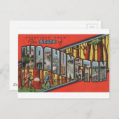 Groeten uit Washington Briefkaart (Voorkant / Achterkant)