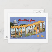 Groeten uit Washington, DC Briefkaart (Voorkant / Achterkant)